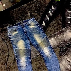 South Pole black premium scoop jeans